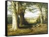 Cutting Logs, Windsor Park-Ralph W. Lucas-Framed Stretched Canvas