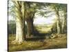 Cutting Logs, Windsor Park-Ralph W. Lucas-Stretched Canvas
