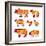 Cutting Meat-Goran Benisek-Framed Premium Giclee Print