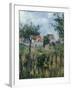 Cutting of the Hedge-Camille Pissarro-Framed Art Print