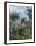 Cutting of the Hedge-Camille Pissarro-Framed Art Print