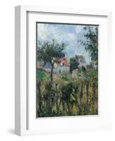 Cutting of the Hedge-Camille Pissarro-Framed Art Print