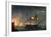 Cutting out of the Hermione from the Harbour of Porto Cavallo, October 25th 1799-Thomas Whitcombe-Framed Giclee Print