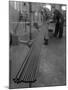 Cutting Steel Rods to Length, Park Gate Iron and Steel Co, Rotherham, South Yorkshire, 1964-Michael Walters-Mounted Photographic Print