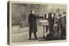 Cutting the Baddeley Twelfth Cake on the Stage of Drury Lane Theatre-null-Stretched Canvas