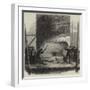 Cutting the Base of the Column in the Place Vendome, Paris-null-Framed Giclee Print