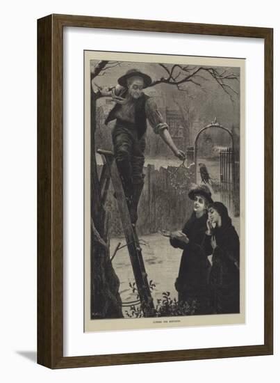 Cutting the Mistletoe-William Weekes-Framed Giclee Print