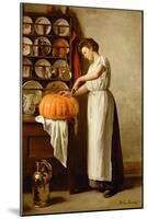 Cutting the Pumpkin, 1910-Franck-Antoine Bail-Mounted Giclee Print