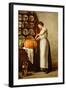 Cutting the Pumpkin, 1910-Franck-Antoine Bail-Framed Giclee Print