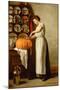 Cutting the Pumpkin, 1910-Franck-Antoine Bail-Mounted Giclee Print