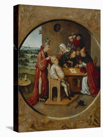 Cutting the Stone, or the Cure of Folly-Hieronymus Bosch-Stretched Canvas