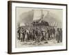 Cutting Vessels Out of the Ice at Cronstadt-Robert Thomas Landells-Framed Giclee Print