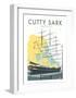 Cutty Sark - Dave Thompson Contemporary Travel Print-Dave Thompson-Framed Giclee Print