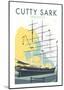 Cutty Sark - Dave Thompson Contemporary Travel Print-Dave Thompson-Mounted Giclee Print