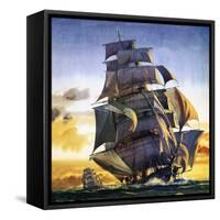 Cutty Sark-English School-Framed Stretched Canvas