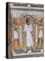 Cuve intérieure du sarcophage d'Amenemipet (prêtre du culte d'Amenophis Ier)-null-Stretched Canvas