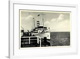 Cuxhafen, Hapag Seebäderdienst, Dampfer Cobra-null-Framed Giclee Print