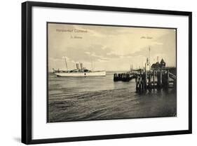 Cuxhaven, Alte Liebe, Hapag Dampfer Silvana-null-Framed Giclee Print