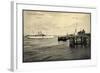 Cuxhaven, Alte Liebe, Hapag Dampfer Silvana-null-Framed Giclee Print