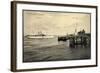 Cuxhaven, Alte Liebe, Hapag Dampfer Silvana-null-Framed Giclee Print