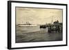 Cuxhaven, Alte Liebe, Hapag Dampfer Silvana-null-Framed Giclee Print