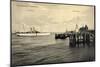 Cuxhaven, Alte Liebe, Hapag Dampfer Silvana-null-Mounted Giclee Print