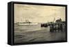 Cuxhaven, Alte Liebe, Hapag Dampfer Silvana-null-Framed Stretched Canvas