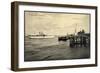 Cuxhaven, Alte Liebe, Hapag Dampfer Silvana-null-Framed Giclee Print