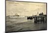 Cuxhaven, Alte Liebe, Hapag Dampfer Silvana-null-Mounted Giclee Print