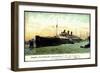 Cuxhaven, Dampfschiff Fürst Bismarck, Hapag, Hafen-null-Framed Giclee Print