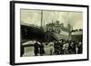 Cuxhaven, Hafen, M.S. St Louis, Hapag, Dampfer-null-Framed Giclee Print