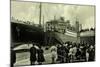 Cuxhaven, Hafen, M.S. St Louis, Hapag, Dampfer-null-Mounted Giclee Print
