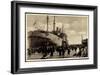 Cuxhaven, Hapag, Dampfer Albert Ballin, Passagiere-null-Framed Giclee Print