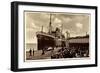 Cuxhaven, Hapag, Dampfschiff New York Fährt Ein-null-Framed Giclee Print