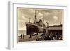 Cuxhaven, Hapag, Dampfschiff New York Fährt Ein-null-Framed Giclee Print