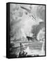 Cuxhaven Raid, 25 December 1914-Charles Fouqueray-Framed Stretched Canvas