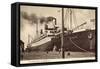 Cuxhaven, United States Lines, S.S. Resolute,Dampfer-null-Framed Stretched Canvas