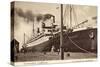 Cuxhaven, United States Lines, S.S. Resolute,Dampfer-null-Stretched Canvas