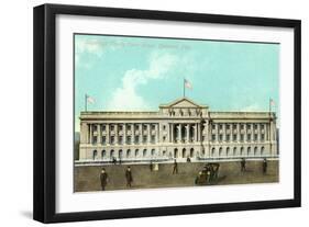 Cuyahoga County Courthouse, Cleveland-null-Framed Art Print