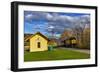 Cuyahoga Valley Scenic Railroad in Autumn in Cuyahoga National Park, Ohio, USA-Chuck Haney-Framed Photographic Print