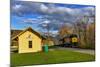 Cuyahoga Valley Scenic Railroad in Autumn in Cuyahoga National Park, Ohio, USA-Chuck Haney-Mounted Photographic Print