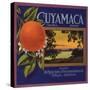 Cuyamaca Brand - El Cajon, California - Citrus Crate Label-Lantern Press-Stretched Canvas