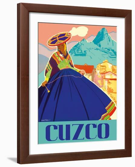 Cuzco, Peru - Machu Picchu-Agostinelli-Framed Giclee Print