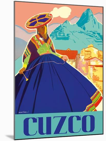 Cuzco, Peru - Machu Picchu-Agostinelli-Mounted Giclee Print