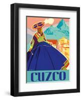 Cuzco, Peru - Machu Picchu-Agostinelli-Framed Art Print