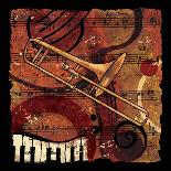 Jazz Music I-CW Designs Inc-Art Print