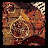 Jazz Music III-CW Designs Inc-Art Print