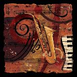 Jazz Music IV-CW Designs Inc-Framed Art Print