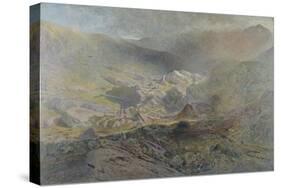 Cwm Trefaen-Alfred William Hunt-Stretched Canvas