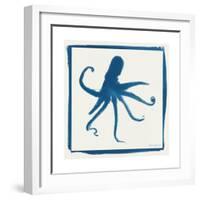 Cyan Octopus-Christine Caldwell-Framed Premium Giclee Print